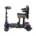 Monarch Genie Lightweight Folding Mobility Scooter - Blue-Lightweight manual folding design supports easier transport and storage