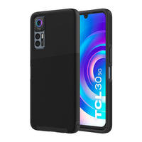AXS PROTech Plus Dual-Layered Anti-Shock Sleek Case for TCL 30 5G - Black-Drop resistant up to 10 feet