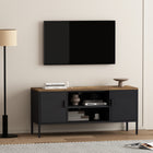 Manhattan Comfort Landen 47.3" Modern TV Stand - Black-Recommended for up to a 40" TV Screen
