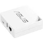 ASUS AX1500 Wireless Dual Band Wi Fi 6 Gigabit Travel Router - White-Powered by USB Type-C, freeing up luggage space with no extra power adapter needed