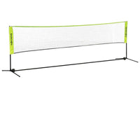 Soozier Portable Badminton Net - 14'-42.1"-61" (107-155 cm) adjustable heights for badminton, tennis, pickleball and volleyball
