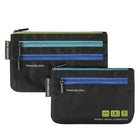 Travelon World Travel Essentials Currency & Passport Organizers - Set of 2 - Black-Organize currency, passport and cards with 2 RFID shielded pouches