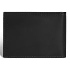 Champs Onyx Leather Bi-Fold Clip Wallet - Black-RFID Lining