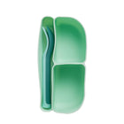 b.box Silicone Bento Tray Mini Lunchbox - Forest-Spill-proof – high sides prevent the movement of food between sections