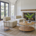 Zuo Adna Coffee Table - Brown-Dimensions: 38.6" L x 38.6" W x 18.5" H