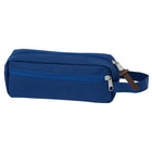 Merangue PU Pouch with Pulls - Blue-Pencil Pouch
