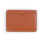 Decent Living Leather Card Holder Wallet - Brown-Aged well through time and usage