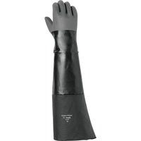 Ansell Thermaprene 19-024 Gloves, Size X-Large/10, 18" L, Neoprene, Cotton Inner Lining, 85 mil - 4 Pack-Cuff Style Gauntlet