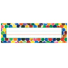 Carson Dellosa Education Eric Carle Dots Desk Nameplates - 36 Per Pack - 6 Packs-36 nameplates per pack, 6 packs
