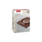 Miele HyClean Air CO Dustbags-Advanced Filtration - Thanks in part to the hydrocharging of two inner layers of the five-ply dust bag, the Miele AirClean filtration system reliably traps 99.99% of fine dust particles, helping to reduce airborne dust and deliver a thorough clean.