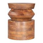 Zuo Kollam Side Table - Walnut-3 year limited warranty