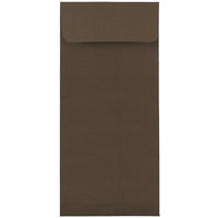 JAM Paper #10 Policy Envelopes, 4 1/8 x 9.5, Chocolate Brown Recycled, 1000 Pack (900940724B)-Chocolate brown