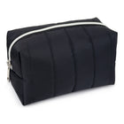Fashion Stationery Large Padded Pencil Case - 7.09" L x 3.94" W x 3.94" H - Black-Ideal for holding pens, pencils and small accessories