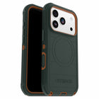 OtterBox Defender Pro Compatible with MagSafe Case with Camera Control for iPhone 17 Pro - Coopersmith Green-Built rugged yet thin with grippable rubber edges for secure carry & shock absorption