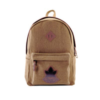 Hilroy Hockey Canada Crest Backpack - Brown-Spacious large compartment with laptop sleeve
