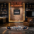Edmonton Oilers Connor McDavid Leon Draisaitl Zach Hyman and Ryan Nugent-Hopkins - Framed Print - 36" x 28"-Finished size: 36.5x28.5