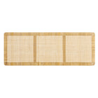 Modway Sandy Wall Mounted Wood and Rattan Full Size Headboard - Natural Rattan-Fully Assembled