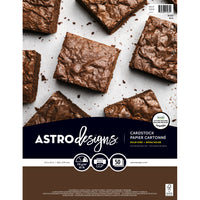 Astrodesigns Cardstock Paper - 8.5" x 11" - Brown - 50 Pack -Acid-Free and Lignin-Free Printing Paper