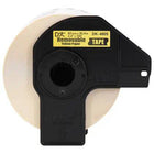 Brother P-Touch Removable Paper Tape - 2.44"(W) X 100'(L) - Black On Yellow-Printed text colour: Black