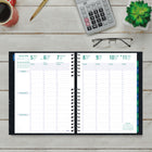 Blueline 2026 Timanager 13-Month CoilPro 7-Day Weekly/Monthly Planner - 11" x 8-1/2" - Black - English-Certified under FSC license code: FSC C102682. The Forest Stewardship Council enables businesses and consumers to choose products made with materials sourced from responsible forestry, promoting environmentally appropriate, socially beneficial, and economically viable management of the world's forests