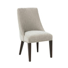 Manhattan Comfort Beever 22" Modern Chenille Upholstered Dining Chair - Taupe - Set of 2-Gently Sloped Backrest Provides Ergonomic Support