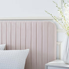 Modway Celine Channel Tufted Performance Velvet Queen Platform Bed - Pink-Assembly Required