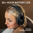 Logitech G321 LIGHTSPEED Wireless Bluetooth Gaming Headset - Black-Play never ends: G321 delivers a comfortable fit, clear mic quality, flexible connections and enhanced functionality-all designed to upgrade your setup and your gaming experience