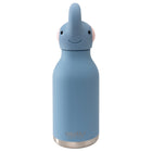Asobu Bestie Vacuum Insulated Stainless Steel Water Bottle - 16 oz - Elephant-Soft Touch Exterior, Removable Silicone Straw 