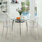 Modway Casper Dining Side Chair - Clear-6