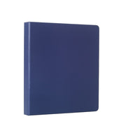 Staples Standard Binder with D-Rings - 1/2" - Blue-Slant rings have a high page capacity compared to same size round rings