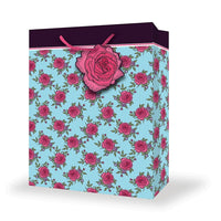 Millbrook Studios Gift Bags - Jumbo -  Floral - 12 Pack (47623)-17.5" x 4" x 12.75"