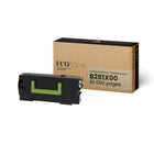 Ecotone Lexmark B281X00 Remanufactured Toner - Extra/Ultra High Yield - Black-Colour: Black