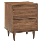 Modway Vespera 2-Drawer Nightstand - Walnut-Two-Drawer Nightstand