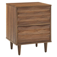 Modway Vespera 2-Drawer Nightstand - Walnut-Two-Drawer Nightstand