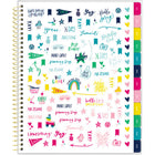 Emily Ley Simplified 2026-27 Navy Floral Teacher Weekly/Monthly Planner - 11" x 9" - English-9