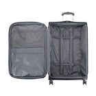 Samsonite ZoomR 360 Spinner Large Luggage - 32" - Grey-Dual Spinner wheels make it easy to navigate narrow airplane aisles as well as over a variety of surfaces
