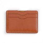 Decent Living Leather Card Holder Wallet - Brown-Total four card slots for up to 8 cards