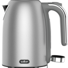 Salton NuRetro Digital 1.7 L Kettle - Metallic Silver-1.7L/ 7-Cup capacity, perfect for multiple servings or filling a French press in one boil. 