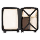 Swiss Mobility JFK Collection 21.75" Hardside Carry-on - Dessert Grey-Telescopic trolley handle with multi-stage locking heights