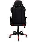 Nicer Furniture Racing Style Gaming Chair - Red-Ergonomic back and seat help support proper posture.  