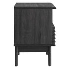 Modway Render Nightstand - Charcoal-Durable Particleboard Construction