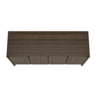 Manhattan Comfort Linda 60" Modern 4-Door Sideboard - Walnut Brown-9