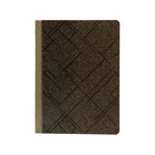 Hilroy Debossed Brown Journal - 6" x 8" - 96 Sheets-Durable hard cover