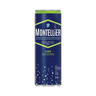 Montellier Lime Sparkling Water - 355ml - 10 Pack-Water with lime