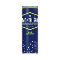 Montellier Lime Sparkling Water - 355ml - 10 Pack-Water with lime