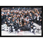 Los Angeles Kings 2014 Stanley Cup - Framed Canvas - 31" x 22"-Premium canvas print with gallery-wrapped edges