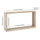 Hudson&Canal Osmond 55"W Console Table - Alder White-9