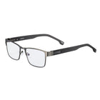 Gry Mattr Blue Light Reading Glasses Zurich BL Eco - + 2.00-Matte gunmetal