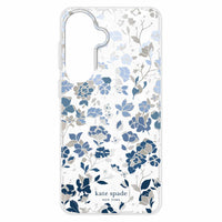 Kate Spade Protective Cell Phone Case with Magnets for Galaxy S26+ - Flowerbed Blue-12ft Drop Protection