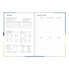 Letts of London 2027 Gradient Weekly/Monthly Week-to-View Planner - 8-1/4" x 5-7/8" Assorted - Multilingual-Monthly overview before each month, including goals, trackers, to do’s and special dates